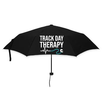 Track Day Therapy Motorsport Motif - Umbrella (small) - black - Front
