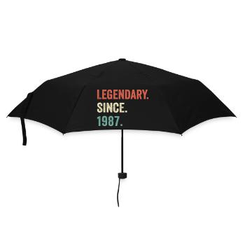 legendary since 1987 - Parapluie standard - noir - Devant