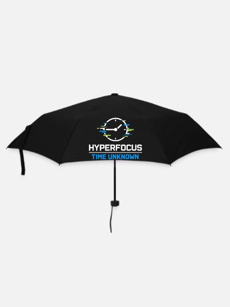 Adhs-hyperfokus-modus Adhs-humor Neurodivergent - Regenschirm (klein) - Schwarz