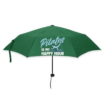 Le Pilates est mon humour fitness pour l’happy hour - Parapluie standard - vert bouteille - Devant