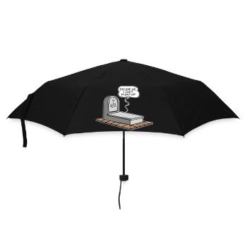 Je ne peux pas me tenir debout - Parapluie standard - noir - Devant