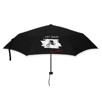 Mein Bike Meine Regeln, my bike my rules - Regenschirm (klein) - Schwarz - Vorne