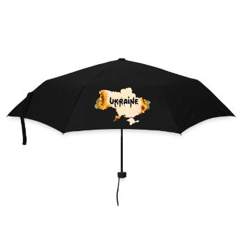 ukraine kiev slava ukraini sunflower zelenskyi - Umbrella (small) - black - Front