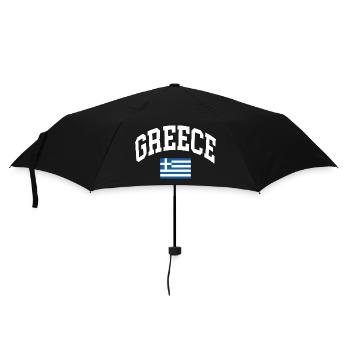 Greece Flag - Umbrella (small) - black - Front