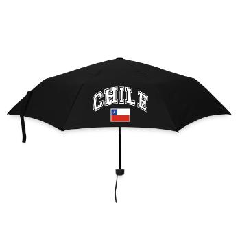 Chile Flagge - Regenschirm (klein) - Schwarz - Vorne