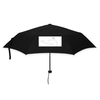 Elle est toute jeunette BLEURGH avignon - Parapluie standard - noir - Devant