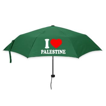 I love palestine - Parapluie standard - vert bouteille - Devant