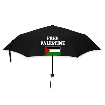Free palestine - Umbrella (small) - black - Front