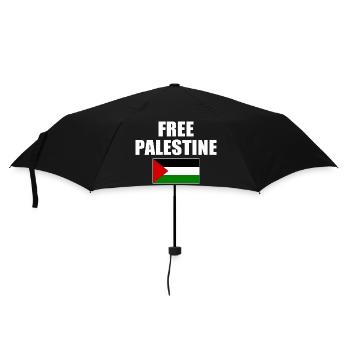 Free palestine - Umbrella (small) - black - Front