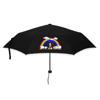 Guitare acoustique chez les moutons - Parapluie standard - noir - Devant