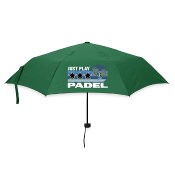 padel padeltennis padeltennis joueur - Parapluie standard - vert bouteille - Devant