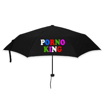 Porno king - Umbrella (small) - black - Front