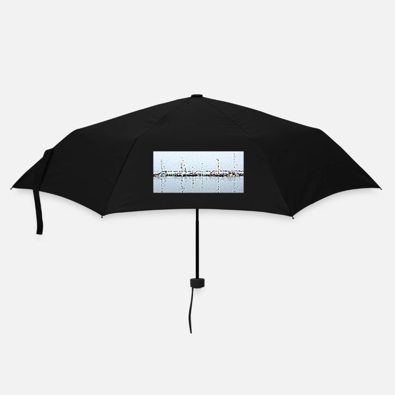 Boats and their reflection - Umbrella (small) - black