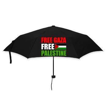 Free gaza free palestine - Umbrella (small) - black - Front