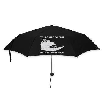 Airboat Fanboat Airboating Planeboat Bateau de marais - Parapluie standard - noir - Devant