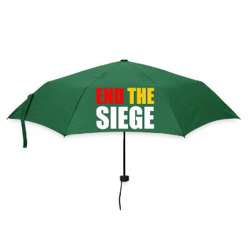 End the siege - Regenschirm (klein) - Flaschengrün - Vorne