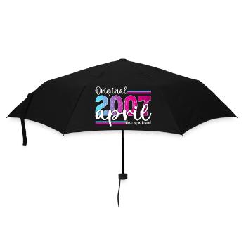 16th birthday Mrs. Magenta April born 2007 - Umbrella (small) - black - Front