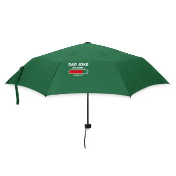 Dad Joke Loading - Umbrella (small) - bottlegreen - Front