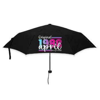 35e anniversaire Mme Magenta April Née en 1988 - Parapluie standard - noir - Devant