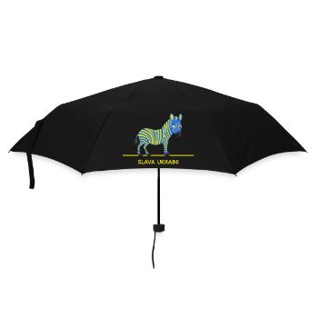 free ukraine slava ukraini stand with ukraine kiev - Umbrella (small) - black - Front