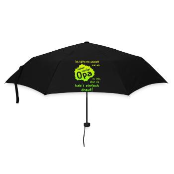 Opa - Super Cool - Regenschirm (klein) - Schwarz - Vorne