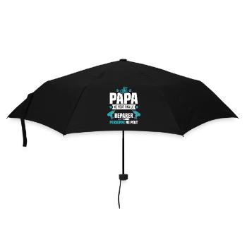 Si papa ne peut pas le réparer personne ne peut - Parapluie standard - noir - Devant