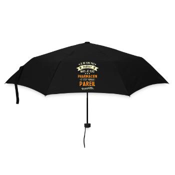 je suis pharmacien cadeau pharmacien - Parapluie standard - noir - Devant