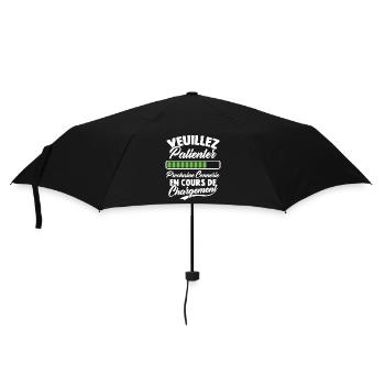 Veuillez patienter Prochaine connerie en cours - Parapluie standard - noir - Devant