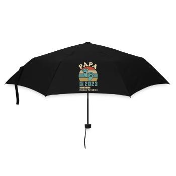 Papa en 2023 Veuillez Patienter Cadeau Futur Père - Parapluie standard - noir - Devant