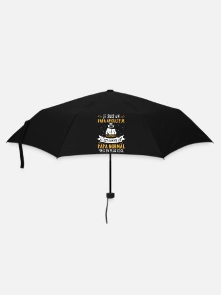 Papa apiculteur c'est comme Papa normal - Parapluie standard - noir