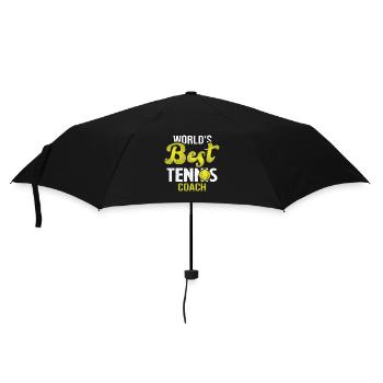 Worlds best tennis coach, Cadeau pour tennis coach - Parapluie standard - noir - Devant