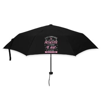 Une princesse et d'avoir 41 ans, Cadeau 41 ans - Parapluie standard - noir - Devant