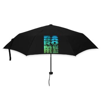 Rome Italy Colosseum City Skyline Home Love - Umbrella (small) - black - Front