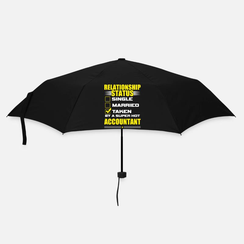 Funny His and Her Gift Idea Accountant - Umbrella (small) - black