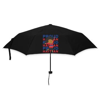 Haïti Haïti Haïti Fierté Drapeau I Cadeau - Parapluie standard - noir - Devant