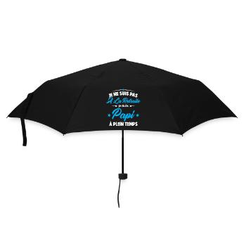 Je Ne Suis Pas À La Retraite, Papi À Plein Temps - Parapluie standard - noir - Devant