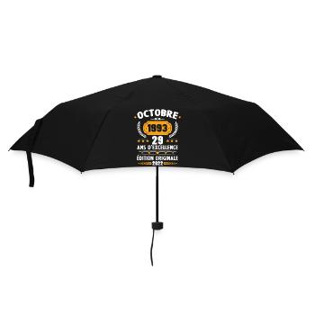 Cadeau D'anniversaire Rétro 29 Ans Octobre 1993 - Parapluie standard - noir - Devant