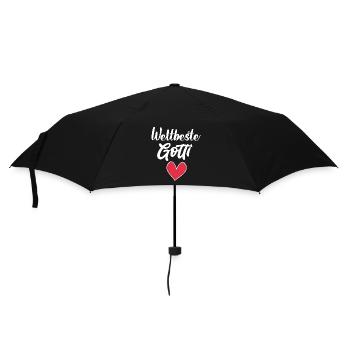 Weltbeste Gotti Schweiz Patentante Patin - Regenschirm (klein) - Schwarz - Vorne