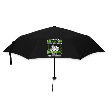 Agriculteur et Beau-gosse - Parapluie standard - noir - Devant