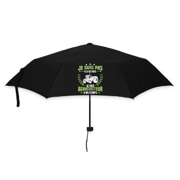 Je suis pas à la retraite je suis agriculteur - Parapluie standard - noir - Devant