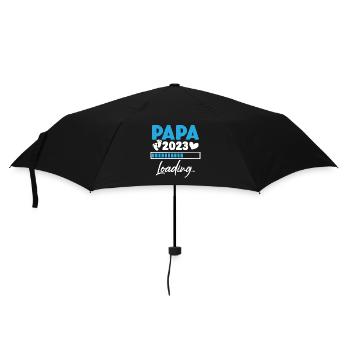 Papa 2023 Loading Annonce Grossesse Futur Papa - Parapluie standard - noir - Devant