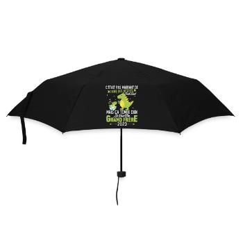 Je vais être grand frère 2023 / Cadeau grand frère - Parapluie standard - noir - Devant