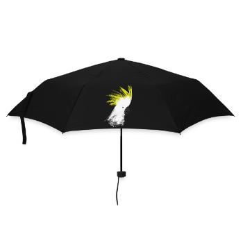 Cacatoès - Parapluie standard - noir - Devant