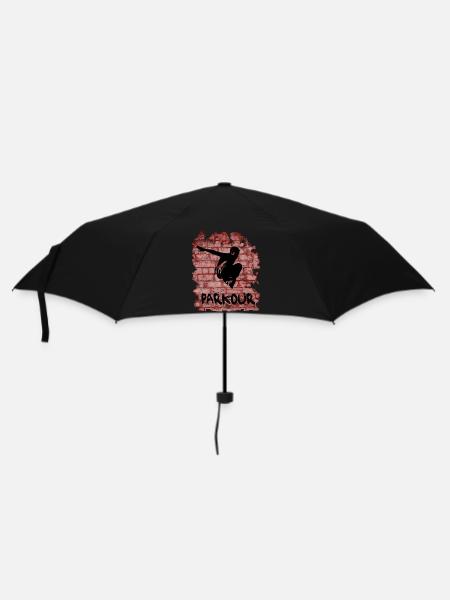 Parkour - Regenschirm (klein) - Schwarz