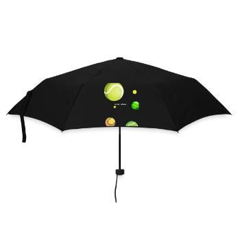 Padel - Gift for padel player - Umbrella (small) - black - Front