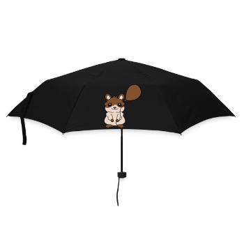 Balloon Hamster Gift Idea Comic - Parapluie standard - noir - Devant