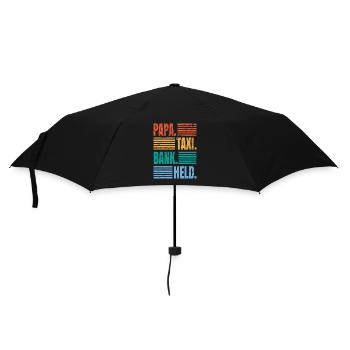 Bester Ehemann Verwöhnter Papa Held Beschützer - Regenschirm (klein) - Schwarz - Vorne