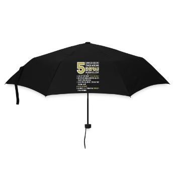 5 Dinge Die Du Über Meine Ehefrau Wissen Solltest - Regenschirm (klein) - Schwarz - Vorne