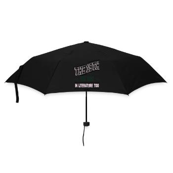 book fan inspirational bibliophile book keeper - Regenschirm (klein) - Schwarz - Vorne