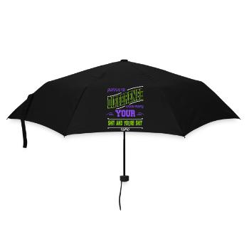 joke writer funny quote editor funny novel awesome - Regenschirm (klein) - Schwarz - Vorne